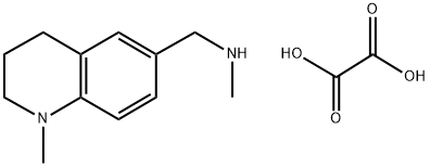 METHYL-(1-METHYL-1,2,3,4-TETRAHYDRO-QUINOLIN-6-YLMETHYL)-AMINE OXALATE Struktur