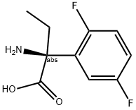 (2S)-2-AMINO-2-(2,5-DIFLUOROPHENYL)BUTANOIC ACID Struktur