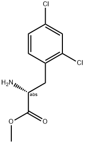 METHYL (2R)-2-AMINO-3-(2,4-DICHLOROPHENYL)PROPANOATE Struktur