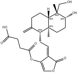 DEHYDROANDROGRAPOLIDE SUCCINATE Struktur