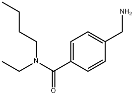 4-(AMINOMETHYL)-N-BUTYL-N-ETHYLBENZAMIDE Struktur