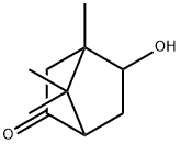 5-HYDROXY-4,7,7-TRIMETHYLBICYCLO[2.2.1]HEPTAN-2-ONE Struktur