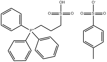 3-(TRIPHENYLPHOSPHONIO)PROPANE-1-SULFONIC ACID TOSYLATE Struktur