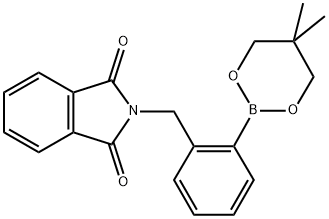 2-[2-(5,5-DIMETHYL-1,3,2-DIOXABORINAN-2-YL)BENZYL]-1H-ISOINDOLE-1,3(2H)-DIONE Struktur