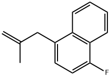 3-(4-FLUORO-1-NAPHTHYL)-2-METHYL-1-PROPENE Struktur