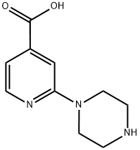 2-PIPERAZIN-1-YLISONICOTINIC ACID Struktur