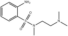 2-AMINO-N-((DIMETHYLAMINO)ETHYL)-N-METHYLBENZENESULFONAMIDE Struktur