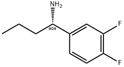 (1S)-1-(3,4-DIFLUOROPHENYL)BUTYLAMINE Struktur