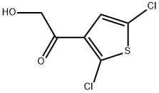 1-(2,5-DICHLOROTHIEN-3-YL)-2-HYDROXYETHANONE Struktur