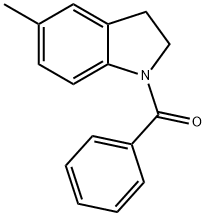 1-BENZOYL-2,3-DIHYDRO-5-METHYL-1H-INDOLE Struktur