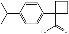 1-(4-ISOPROPYLPHENYL)CYCLOBUTANECARBOXYLIC ACID Struktur