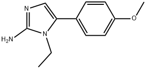 1-ETHYL-5-(4-METHOXY-PHENYL)-1H-IMIDAZOL-2-YLAMINE Struktur