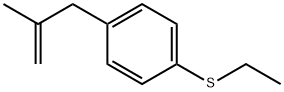 3-(4-ETHYLTHIOPHENYL)-2-METHYL-1-PROPENE Struktur