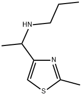 [1-(2-METHYL-THIAZOL-4-YL)-ETHYL]-PROPYL-AMINE Struktur