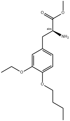 METHYL (2S)-2-AMINO-3-(4-BUTOXY-3-ETHOXYPHENYL)PROPANOATE Struktur