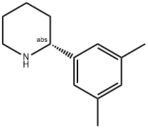 (R)-2-(3,5-DIMETHYLPHENYL)PIPERIDINE Struktur