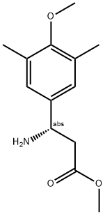 METHYL (3S)-3-AMINO-3-(4-METHOXY-3,5-DIMETHYLPHENYL)PROPANOATE Struktur