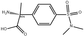 (2R)-2-AMINO-2-(4-[(DIMETHYLAMINO)SULFONYL]PHENYL)PROPANOIC ACID Struktur