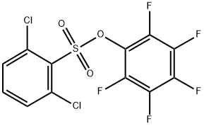 PENTAFLUOROPHENYL 2,6-DICHLORO-BENZENESULFONATE Struktur