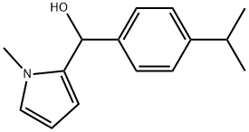 1-METHYL-2-PYRROLYL-(4-ISOPROPYLPHENYL)METHANOL Struktur