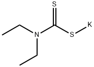 DIETHYLDITHIOCARBAMIC ACID POTASSIUM SALT Struktur