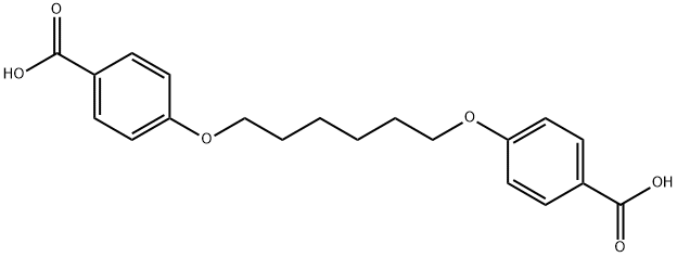 1,6-BIS(P-CARBOXYPHENOXY)HEXANE Struktur