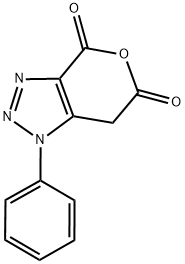 1-PHENYL-1,7-DIHYDROPYRANO[3,4-D][1,2,3]TRIAZOLE-4,6-DIONE Struktur