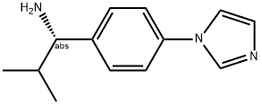 (1S)-1-(4-IMIDAZOLYLPHENYL)-2-METHYLPROPYLAMINE Struktur