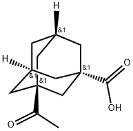 3-ACETYLADAMANTANE-1-CARBOXYLIC ACID Struktur