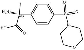 (2R)-2-AMINO-2-[4-(MORPHOLIN-4-YLSULFONYL)PHENYL]PROPANOIC ACID Struktur