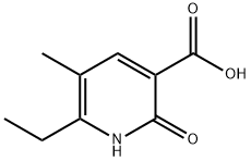 6-ETHYL-5-METHYL-2-OXO-1,2-DIHYDRO-PYRIDINE-3-CARBOXYLIC ACID Struktur