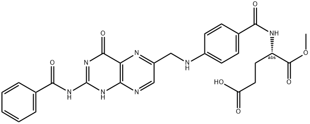 METHYL BENZOYL FOLATE Struktur