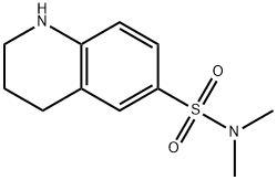 N,N-DIMETHYL-1,2,3,4-TETRAHYDROQUINOLINE-6-SULFONAMIDE Struktur