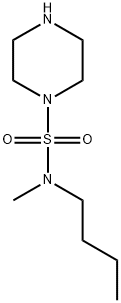 N-BUTYL-N-METHYLPIPERAZINE-1-SULFONAMIDE Struktur