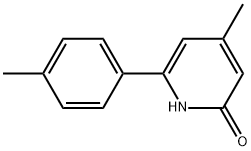 4-METHYL-6-P-TOLYLPYRIDIN-2(1H)-ONE Struktur