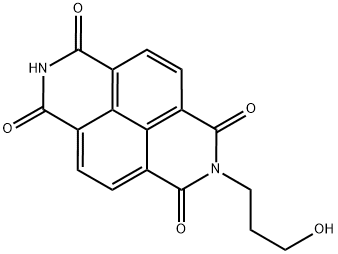 2-(3-HYDROXYPROPYL)BENZO[LMN]-3,8-PHENANTHROLINE-1,3,6,8(2H,7H)-TETRONE Struktur