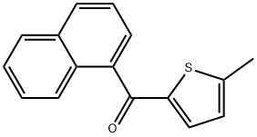 5-METHYL-2-(1-NAPHTHOYL)THIOPHENE Struktur