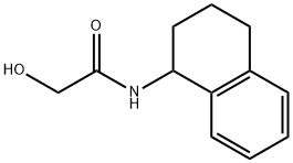 2-HYDROXY-N-1,2,3,4-TETRAHYDRONAPHTHALEN-1-YLACETAMIDE Struktur