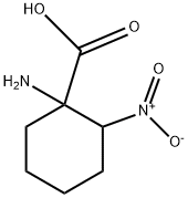 1-AMINO-2-NITROCYCLOHEXANECARBOXYLIC ACID Struktur