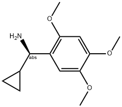 (1R)CYCLOPROPYL(2,4,5-TRIMETHOXYPHENYL)METHYLAMINE Struktur