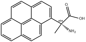 (2R)-2-AMINO-2-PYRENYLPROPANOIC ACID Struktur