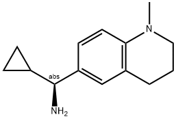 (1S)CYCLOPROPYL(1-METHYL(6-1,2,3,4-TETRAHYDROQUINOLYL))METHYLAMINE Struktur