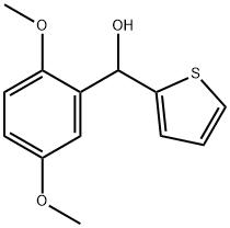 2,5-DIMETHOXYPHENYL-(2-THIENYL)METHANOL Struktur