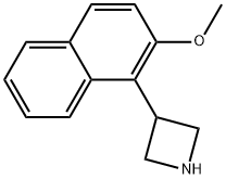 3-(2-METHOXY-NAPHTHALEN-1-YL)-AZETIDINE Struktur