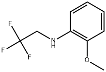 N-(2-METHOXYPHENYL)-N-(2,2,2-TRIFLUOROETHYL)AMINE Struktur