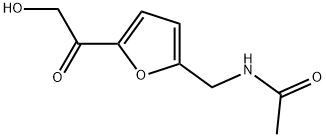 N-[(5-GLYCOLOYL-2-FURYL)METHYL]ACETAMIDE Struktur