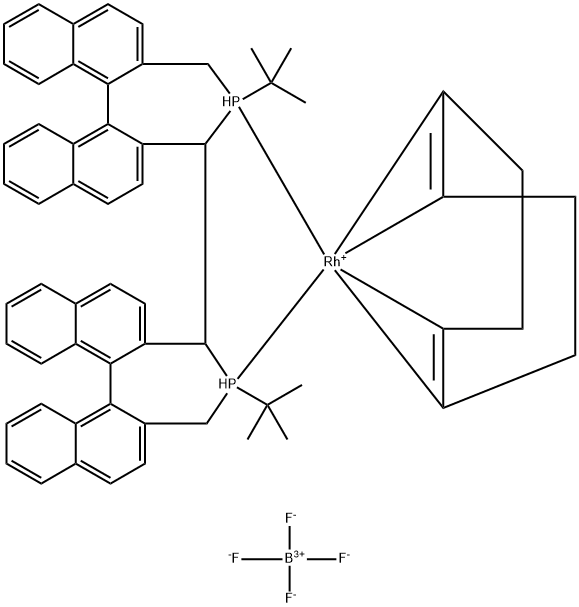 (S)-BINAPINE-RHODIUM COMPLEX Struktur