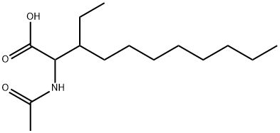 2-ACETAMIDO-3-ETHYLUNDECANOIC ACID Struktur