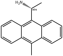 (1R)-1-(10-METHYL(9-ANTHRYL))ETHYLAMINE Struktur