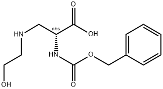 CBZ-BETA-N-ETHANOLAMINO-D-ALA Struktur